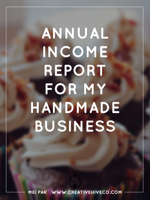 Annual Income Report for my Handmade Business