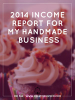 2014 Income Report for my Handmade Business