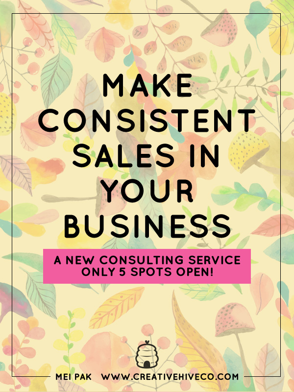 Make consistent sales in your business