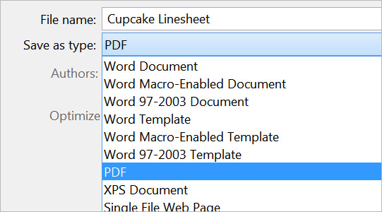 How to create a wholesale linesheet in Microsoft Word or Pages for Mac