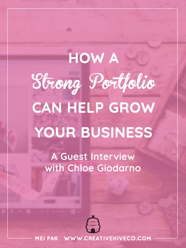 How a Strong Portfolio Can Help Grow Your Business with Guest Chloe Giodorno