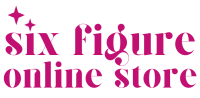 six figure online store logo